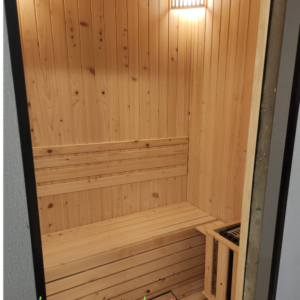 Phòng Sauna gỗ Hinoki ( thông nhật)1m3x1m5x2m1