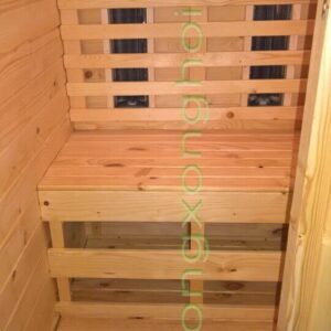 Phòng Sauna 1mx1m hồng ngoại máng Thạch Anh V1