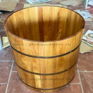 BỒN TẮM GỖ PƠMU TRÒN